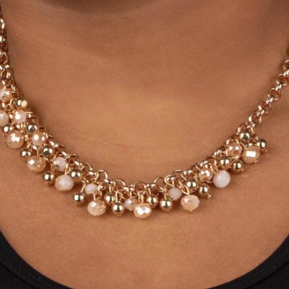 Paparazzi Trust Fund Baby Gold Necklace